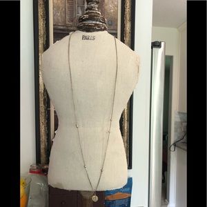 Alex and Ani Silver necklace with D on charm